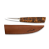 Roselli Carving knife short, Curly birch
