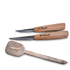 Roselli Carving knife short, Curly birch