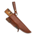 Roselli Hunting knife, dark, full tang with firesteel