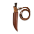 Roselli Mushroom knife with leather cord