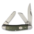 Rough Ryder - Sowbelly Green Micarta Brushed