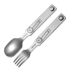Roxon - 2 in 1 Camping Utensil Set
