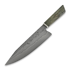 RV Unique Kitchen Knife, Rot Pattern Curly Birch