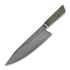 RV Unique Kitchen Knife, Rot Pattern Curly Birch