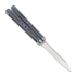 Ryworx Setsuna Drop Point butterfly knife, blue