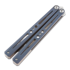 Balisong Ryworx Setsuna Drop Point, niebieska