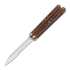 Ryworx Setsuna Drop Point balisong, 褐色