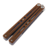Ryworx Setsuna Drop Point balisong, 褐色