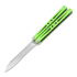 Ryworx Setsuna Drop Point balisong, neon green
