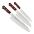 Sakai Takayuki Gyuto, Santoku, and Petty Japanese Kitchen Chef Knives Set