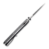 Sencut Actium, Black G-10 Satin SA02B