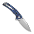 Sencut Quirk 접이식 나이프, Blue/Purple/Black G-10, Satin S25099-3