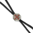 Spartan Blades Black Lanyard with Crusader Cross Bead