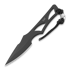 Spartan Blades Enyo S45VN 넥 나이프, 검정