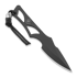 Spartan Blades Enyo S45VN 넥 나이프, 검정