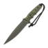 Spartan Blades Harsey Clandestina veitsi, Black/Camo, Black Kydex