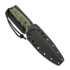 Spartan Blades Harsey Clandestina veitsi, Black/Camo, Black Kydex
