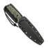 Spartan Blades Harsey Clandestina veitsi, Black/Camo, Black Kydex