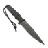 Spartan Blades Harsey Clandestina veitsi, Black, Kydex