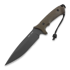 Spartan Blades Harsey Difensa veitsi, Musta/Vihreä, Kojootti Molle