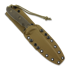Nazis Spartan Blades Moros, FDE/Green, Tan Kydex