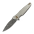 Navalha Spartan Blades Pandia Damascus, Satin/Blasted Titanium & Bronze HW