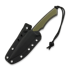 Spartan Blades Phrike, Black/Green, Black Kydex