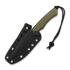 Spartan Blades Phrike, Black/Green, Black Kydex