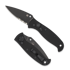 Spyderco - Autonomy 2, noir, lame &agrave; dents