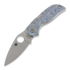 Spyderco Chaparral Blue Stepped Titanium sulankstomas peilis C152STIBLP