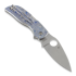 Spyderco Chaparral Blue Stepped Titanium 折叠刀 C152STIBLP