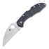 Spyderco Delica 4 sulankstomas peilis, Flat Ground, Wharncliff C11FPWCBK