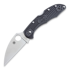 Spyderco Delica 4 kääntöveitsi, Flat Ground, Wharncliff C11FPWCBK