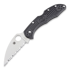 Spyderco Delica 4 折叠刀, Flat Ground, Wharncliff, spyderedge C11FSWCBK