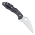 Spyderco Delica 4 folding knife, Flat Ground, Wharncliff, spyderedge C11FSWCBK