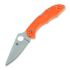 Spyderco Delica 4 FRN Flat Ground sulankstomas peilis
