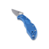 Spyderco Delica 4 foldekniv, FRN, Flat Ground, bl&aring; C11FPBL