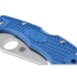 Spyderco Delica 4 foldekniv, FRN, Flat Ground, bl&aring; C11FPBL