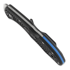 Spyderco Delica 4 Lightweight Thin Blue Line sulankstomas peilis C11FPSBKBL