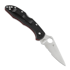 Spyderco Delica 4 Lightweight Thin Red Line folding knife C11FPSBKRD