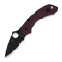 Spyderco Dragonfly 2 Burgundy Lightweight CTS-PD#1 Black Blade SPRINT RUN sulankstomas peilis C28BGBKP2