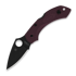 Spyderco Dragonfly 2 Burgundy Lightweight CTS-PD#1 Black Blade SPRINT RUN kääntöveitsi C28BGBKP2