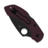 Spyderco Dragonfly 2 Burgundy Lightweight CTS-PD#1 Black Blade SPRINT RUN sulankstomas peilis C28BGBKP2