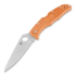 Spyderco Endura 4 Burnt Orange Sprint Run 折叠刀 C10FPBORE