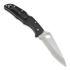 Couteau pliant Spyderco Endura 4, FRN, noir, lame &agrave; dents C10PSBK