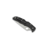 Couteau pliant Spyderco Endura 4, FRN, noir, lame &agrave; dents C10PSBK