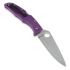 Spyderco Endura 4 kääntöveitsi, FRN, Flat Ground, purppura C10FPPR