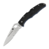 Spyderco Endura 4 Lightweight Thin Blue LIne 折叠刀 C10FPSBKBL