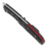 Spyderco Endura 4 Lightweight Thin Red LIne sulankstomas peilis C10FPSBKRD