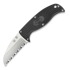 Spyderco Enuff Sheepfoot 刀, 黑色 FB31SBK